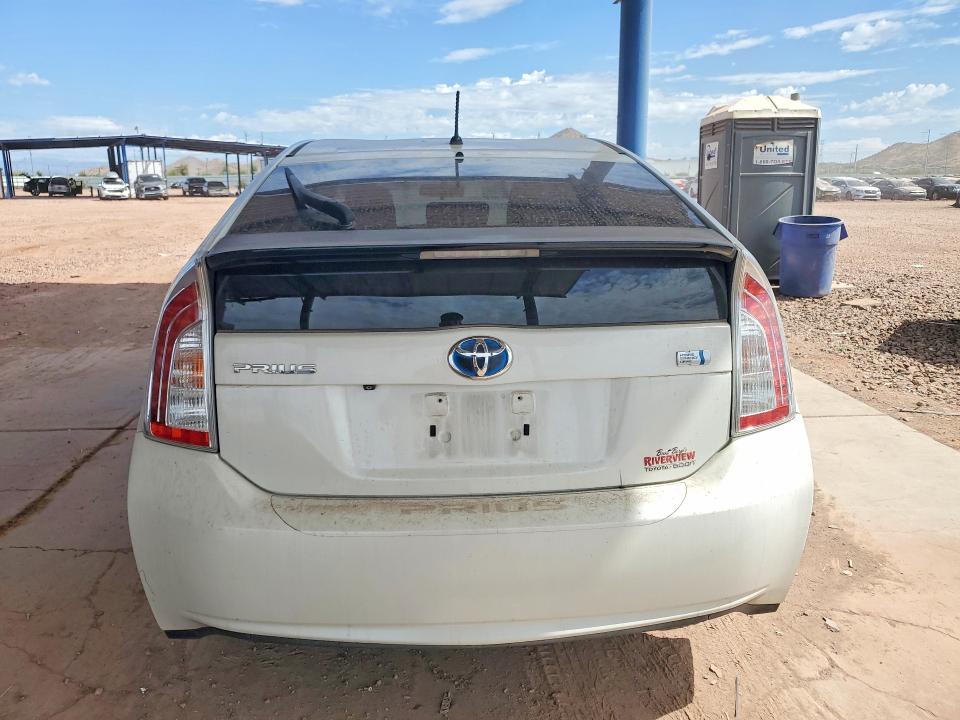 2015 Toyota Prius VIN JTDKN3DU6F0446266 COPART salvage auction — SIDE, Az - Cert Of Title - Salvage, sold $1,050 on 2026-07-21 (photo 6)