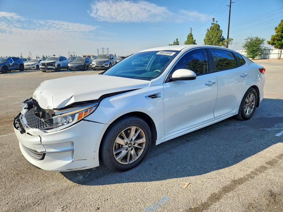 2016 Kia VIN 5XXGT4L30GG055401 COPART salvage auction — FRONT END, Ca - Salvage Certificate, sold $1,250 on 2026-07-28 (photo 1)