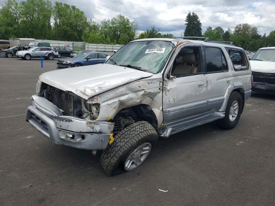 2000 Toyota 4runner VIN JT3HN87RXY9035020 COPART salvage auction — ROLLOVER, Or - Salvage Title Certificate, sold $1,050 on 2026-07-20 (photo 1)