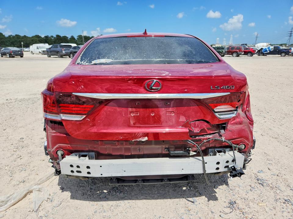 2014 Lexus Ls VIN JTHBL5EFXE5125462 COPART salvage auction — REAR END, Tx - Salvage Vehicle Title, sold $5,000 on 2026-07-10 (photo 6)