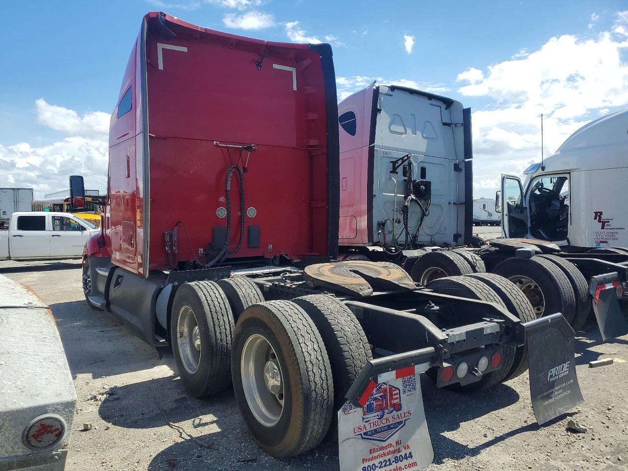 2020 Kenworth T680 VIN 1XKYD49X3LJ372756 COPART salvage auction — Front End, FL - CERTIFICATE OF DESTRUCTION, sold $6,800 on 2026-07-09 (photo 3)