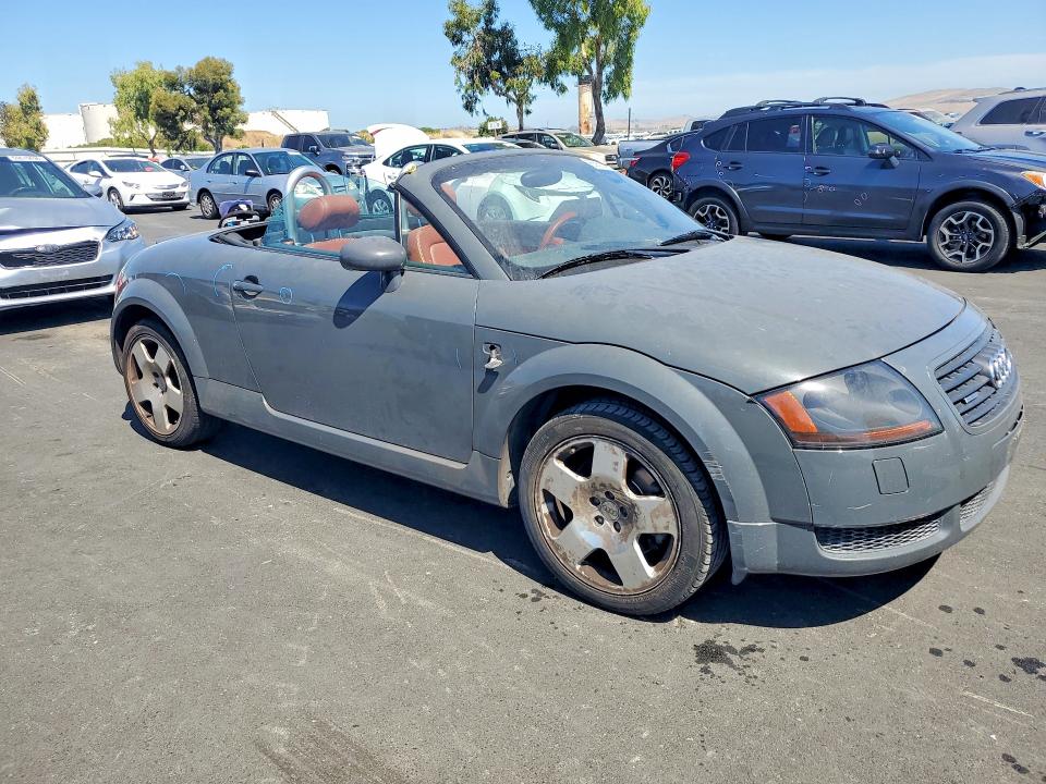 2001 Audi Tt quattro VIN TRUUT28NX11043329 COPART salvage auction — MECHANICAL, CA - SALVAGE CERTIFICATE, sold $475 on 2026-07-27 (photo 4)