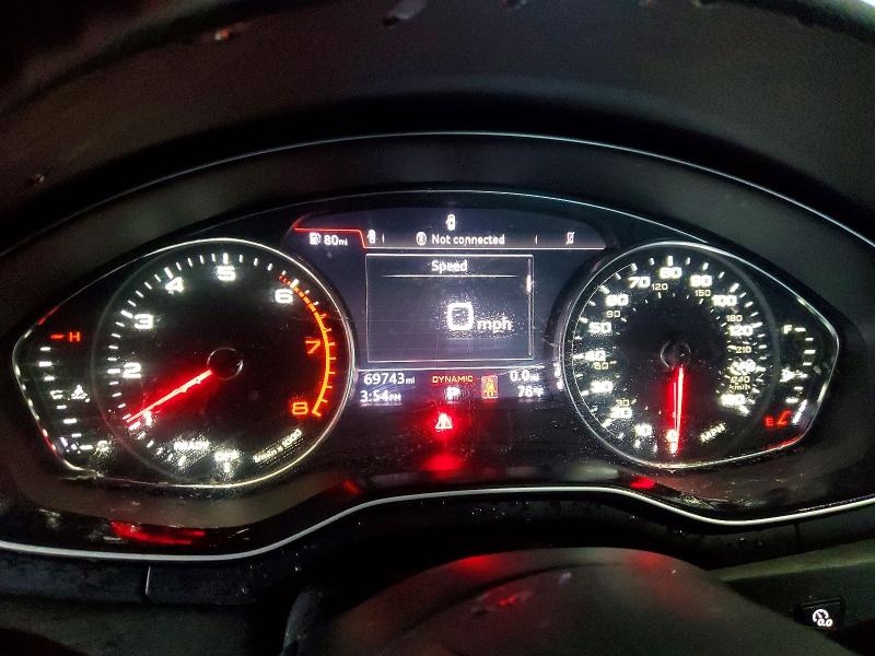 2018 Audi A4 VIN WAUKMAF42JA128018 COPART salvage auction — SIDE, Tx - Salvage Vehicle Title, sold $3,750 on 2026-07-09 (photo 9)