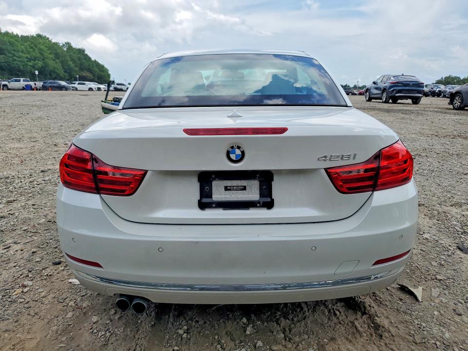 2015 BMW 4er VIN WBA3V5C51FP752614 COPART salvage auction — FRONT END, Ga - Cert Of Title-Salvage, sold $6,800 on 2026-07-10 (photo 6)