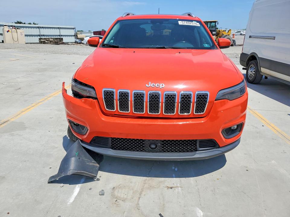 2021 Jeep Cherokee VIN 1C4PJMLB0MD114627 COPART salvage auction — FRONT END, Pa - Certificate Of Salvage, sold $2,350 on 2026-07-02 (photo 5)