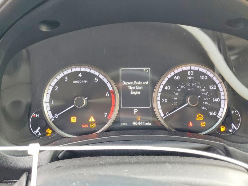 2019 Lexus Nx 300 VIN JTJBARBZ9K2187281 COPART salvage auction — FRONT END, Ca - Salvage Certificate, sold $6,600 on 2026-07-09 (photo 9)