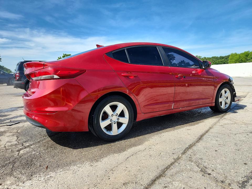 2017 Hyundai Elantra VIN KMHD74LF0HU103519 COPART salvage auction — FRONT END, Mo - Salvage Certificate Of Title, sold $1,450 on 2026-07-03 (photo 3)