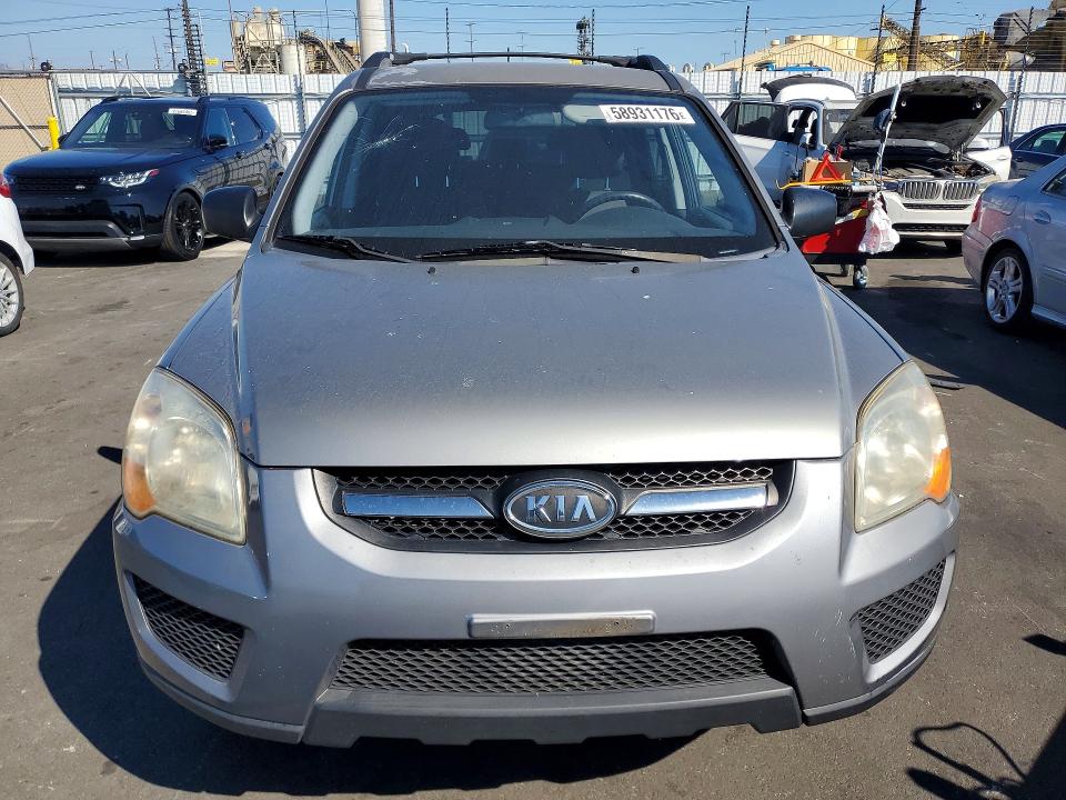 2009 Kia Sportage VIN KNDJF724597591801 COPART salvage auction — REAR END, Ca - Salvage Certificate, sold $950 on 2026-07-15 (photo 5)