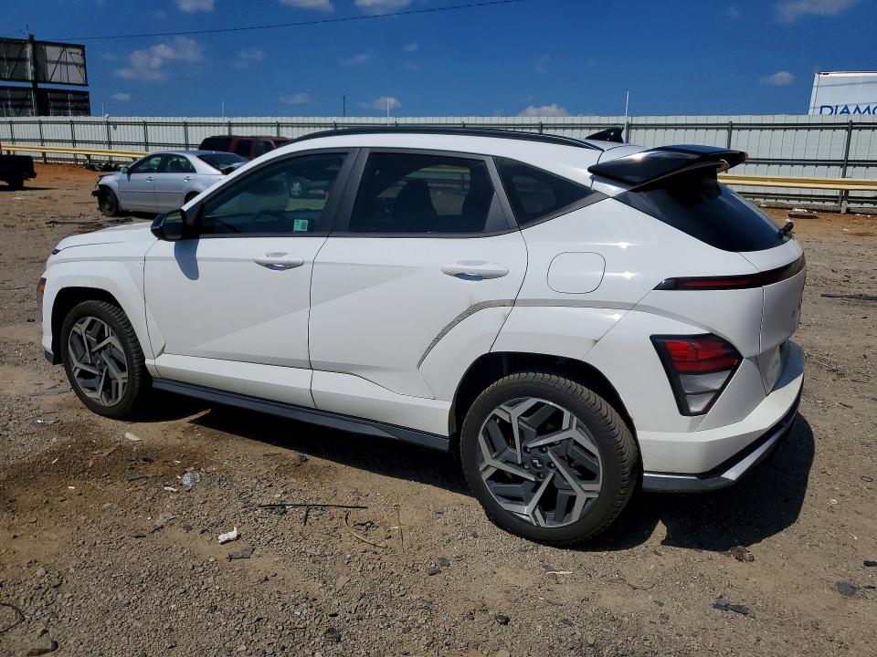 2024 Hyundai Kona VIN KM8HACA35RU052834 COPART salvage auction — FRONT END, Va - Cert Of Title - Salvage, sold $7,200 on 2026-07-10 (photo 2)