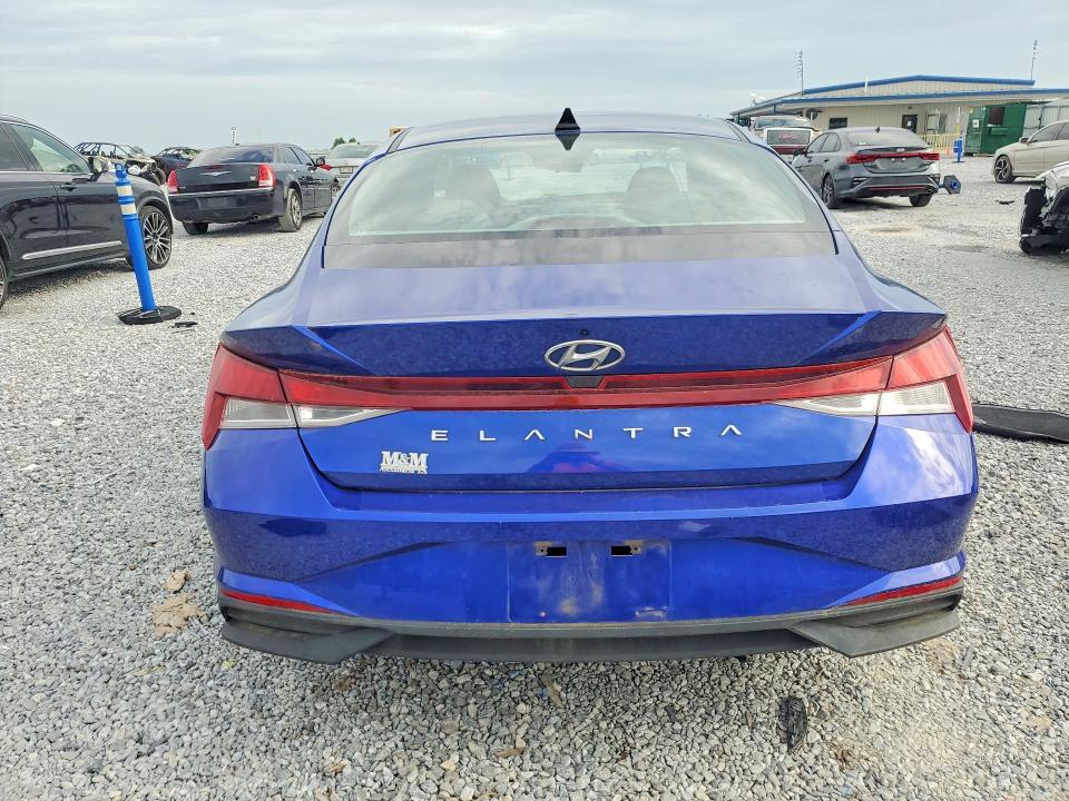 2022 Hyundai Elantra VIN 5NPLL4AG1NH056479 COPART salvage auction — FRONT END, La - Cert Of Title-Salvage, sold $2,750 on 2026-07-06 (photo 6)