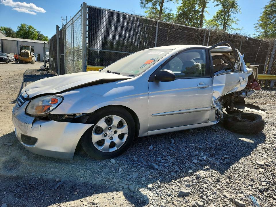 2008 Kia Spectra VIN KNAFE121185538001 COPART salvage auction — ALL OVER, MD - CERT OF SALVAGE > 75% DAMAGE, sold $300 on 2026-07-10 (photo 1)