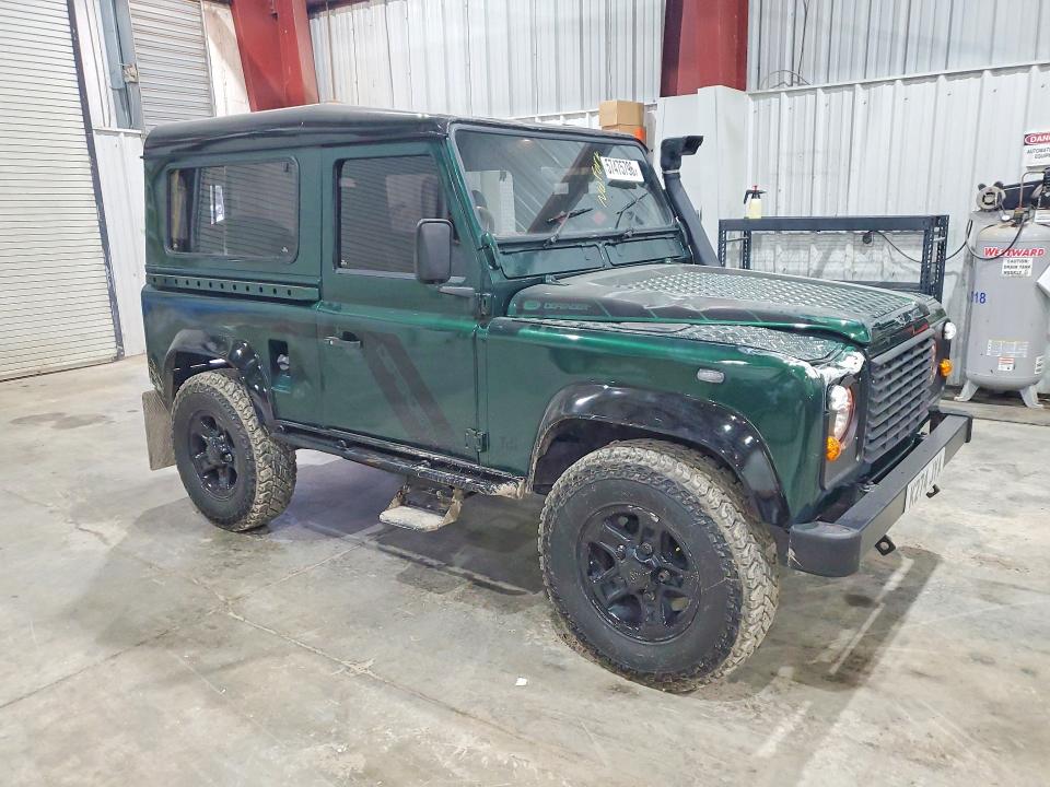1993 Land rover Defender VIN SALLDVAF7KA921679 COPART salvage auction — FRONT END, Ny - Mv-907A Salvage Certificate, sold $19,100 on 2026-07-28 (photo 4)