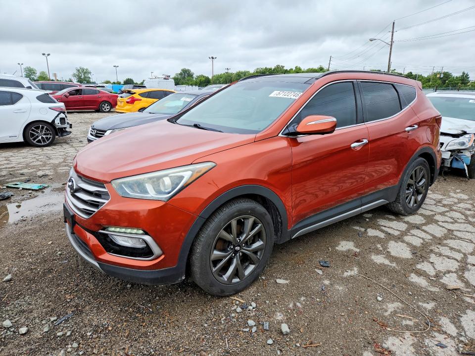 2017 Hyundai Santa fe VIN 5XYZWDLA7HG479976 COPART salvage auction — NORMAL WEAR, IN - CERTIFICATE OF TITLE, sold $5,100 on 2026-07-14 (photo 1)