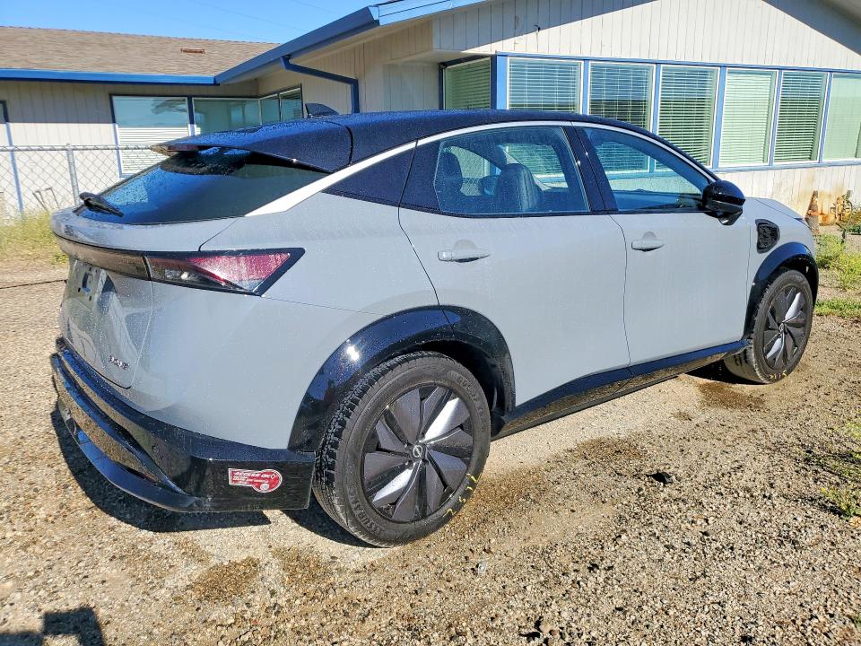 2023 Nissan Ariya VIN JN1BF0BA2PM411502 COPART salvage auction — REAR END, CA - CERTIFICATE OF TITLE, sold $10,700 on 2026-07-28 (photo 3)