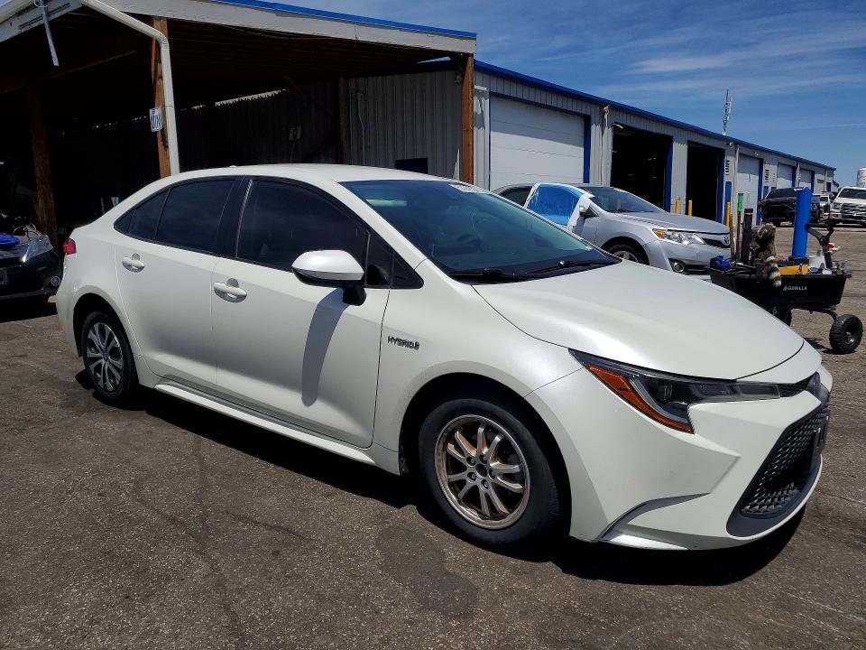 2020 Toyota Corolla VIN JTDEBRBE1LJ005462 COPART salvage auction — HAIL, Co - Certificate Of Title, sold $8,500 on 2026-08-25 (photo 4)