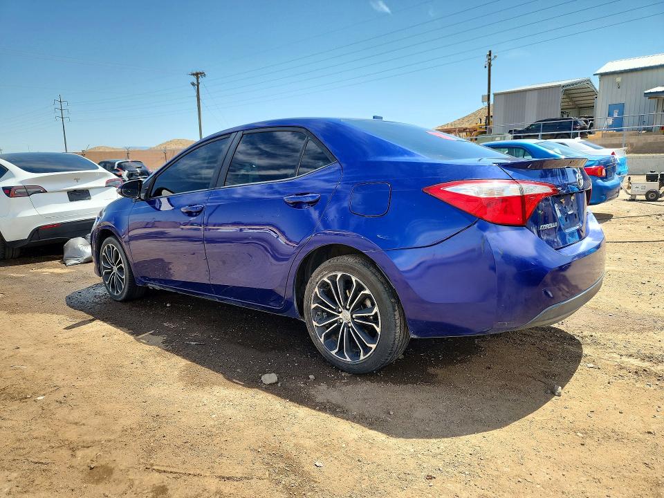 2014 Toyota Corolla VIN 5YFBURHEXEP156724 COPART salvage auction — FRONT END, NM - CERT OF TITLE-SALVAGE, sold $2,550 on 2026-07-27 (photo 2)