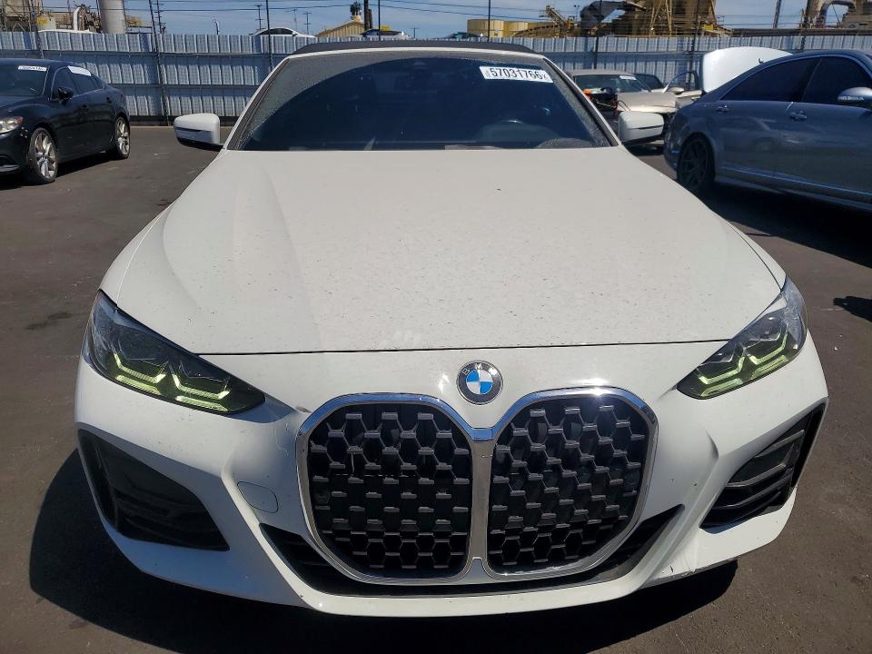 2021 BMW VIN WBA23AT08MCG80333 COPART salvage auction — SIDE, CA - SALVAGE CERTIFICATE, sold $15,000 on 2026-08-10 (photo 5)