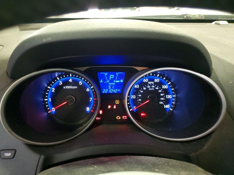 2013 Hyundai Tucson VIN KM8JU3AC2DU591980 COPART salvage auction — FRONT END, VA - CERT OF TITLE - SALVAGE, sold $800 on 2026-07-02 (photo 9)