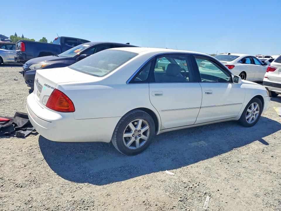 2002 Toyota Avalon VIN 4T1BF28B22U253272 COPART salvage auction — REAR END, Ca - Salvage Certificate, sold $450 on 2026-07-02 (photo 3)