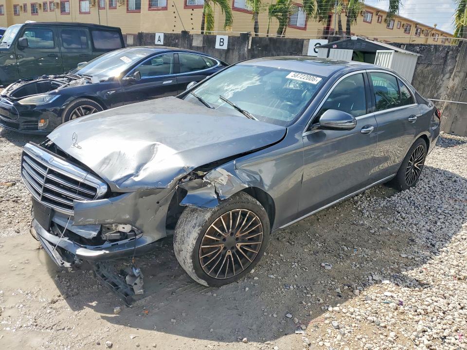 2017 Mercedes-benz E-klasse VIN WDDZF4JB8HA067535 COPART salvage auction — FRONT END, Ca - Salvage Certificate, sold $1,450 on 2026-07-28 (photo 1)