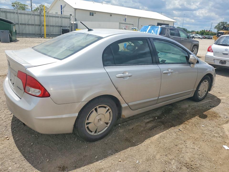 2009 Honda Civic hybrid VIN JHMFA36239S017439 COPART salvage auction — REAR END, IA - CERT OF TITLE-SALVAGE TITLE, sold $80 on 2026-07-17 (photo 3)
