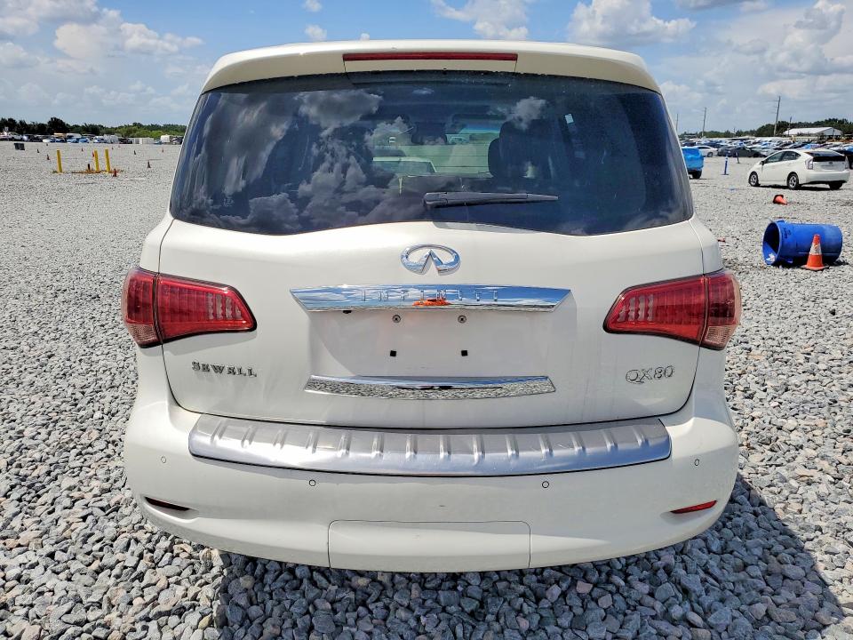 2017 Infiniti VIN JN8AZ2NF1H9640992 COPART salvage auction — FRONT END, Fl - Cert Of Ttl-Rebuilt&Slvg Rbld, sold $5,300 on 2026-07-14 (photo 6)