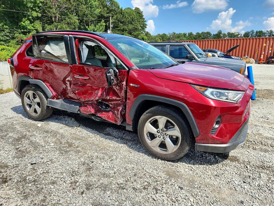 2019 Toyota VIN JTMDWRFV9KD520796 COPART salvage auction — SIDE, Ga - Cert Of Title-Salvage, sold $7,400 on 2026-07-06 (photo 4)