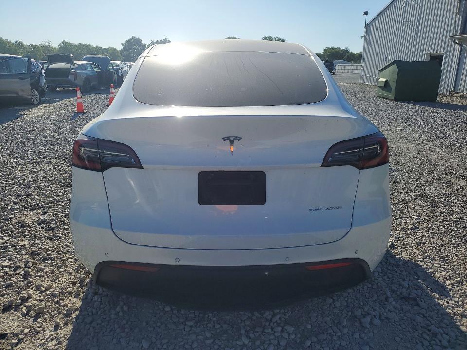 2020 Tesla Model y VIN 5YJYGDEE6LF037389 COPART salvage auction — FRONT END, Oh - Cert Of Title-Salvage, sold $725 on 2026-07-21 (photo 6)