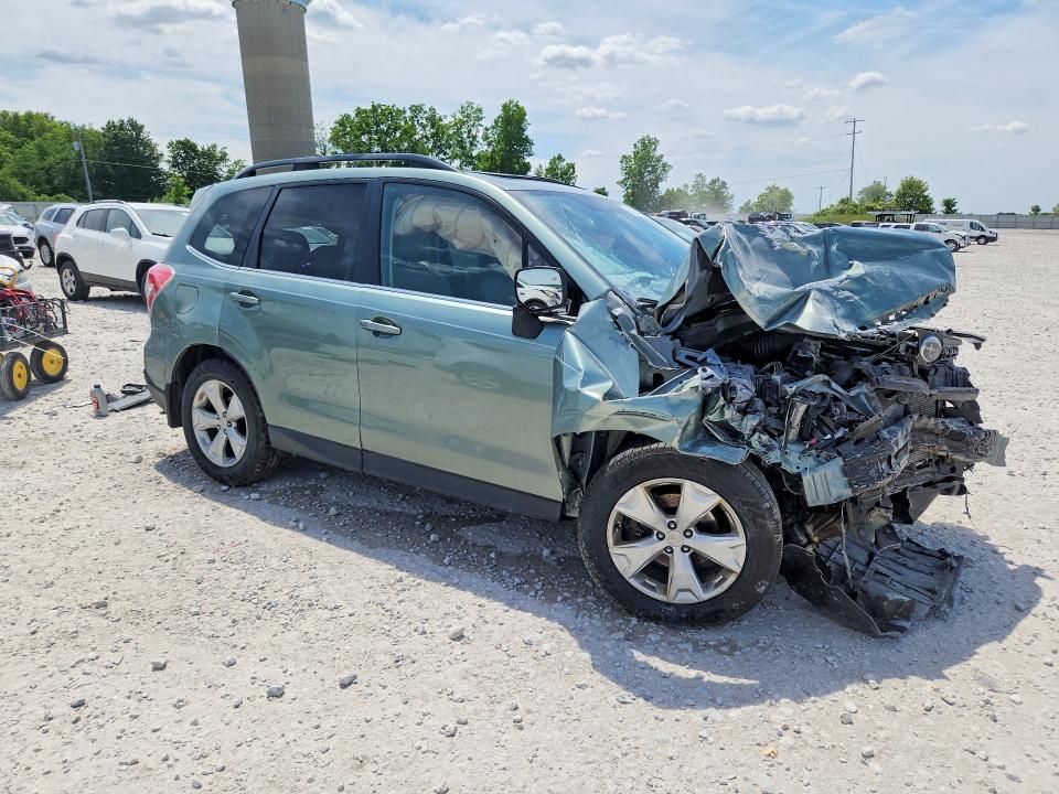 2015 Subaru Forester VIN JF2SJAHC7FH496405 COPART salvage auction — FRONT END, Mi - Cert Of Title-Rebuilt Salvage, sold $200 on 2026-07-16 (photo 4)