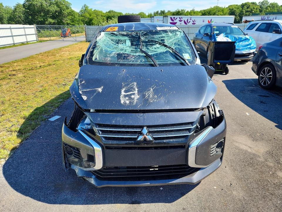 2024 Mitsubishi Mirage VIN ML32AUHJ6RH024959 COPART salvage auction — ROLLOVER, Fl - Cert Of Title Slvg Rebuildable, sold $1,850 on 2026-07-06 (photo 5)