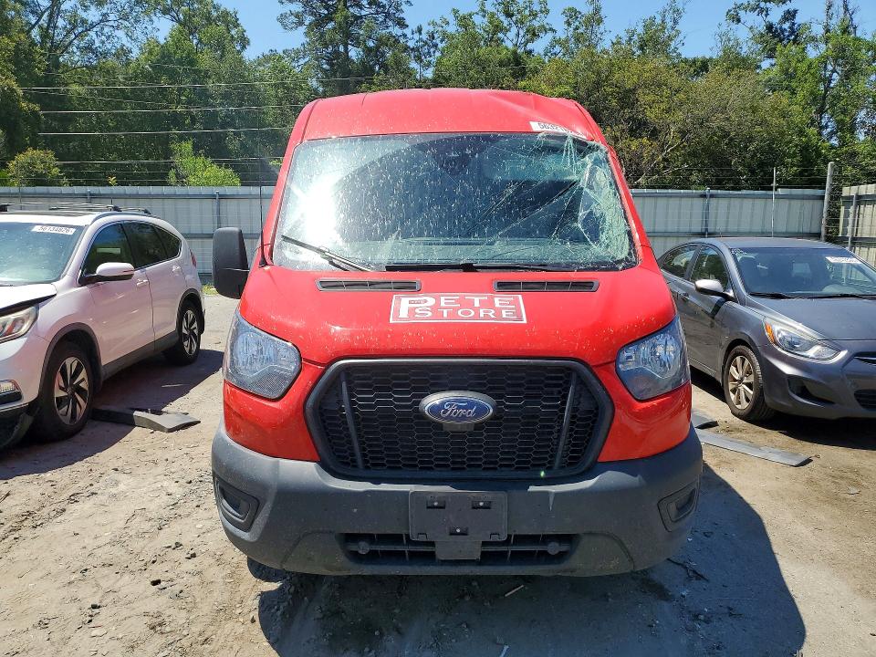2023 Ford Transit VIN 1FTYE1C80PKB78422 COPART salvage auction — SIDE, Ga - Cert Of Title-Salvage, sold $3,250 on 2026-08-12 (photo 5)