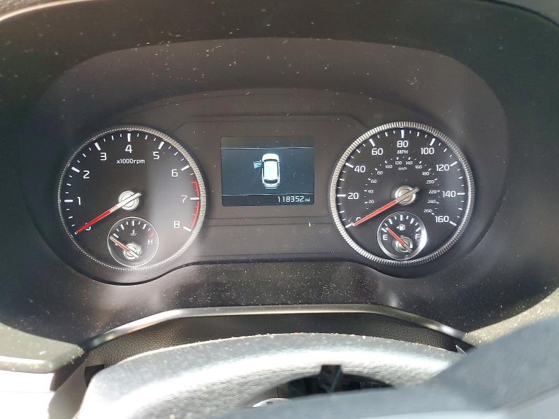 2021 Kia Telluride VIN 5XYP24HC7MG151738 COPART salvage auction — FRONT END, Tx - Salvage Vehicle Title, sold $2,800 on 2026-07-14 (photo 9)