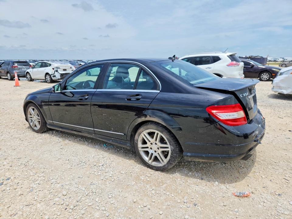 2010 Mercedes-benz C-klasse VIN WDDGF5GB5AR106190 COPART salvage auction — REAR END, Tx - Salvage Vehicle Title, sold $400 on 2026-07-09 (photo 2)