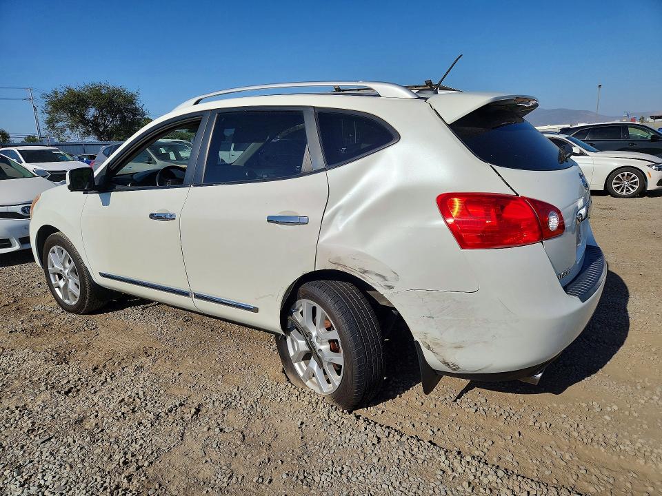 2012 Nissan Rogue VIN JN8AS5MT5CW274638 COPART salvage auction — REAR END, Ca - Salvage Certificate, sold $475 on 2026-07-28 (photo 2)