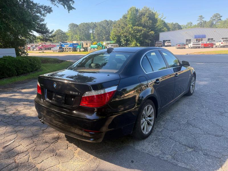 2010 BMW 5 series VIN WBANV1C50AC159960 COPART salvage auction — MINOR DENT/SCRATCHES, Pa - Dealer Only Clean Title (P), sold $475 on 2026-07-02 (photo 4)