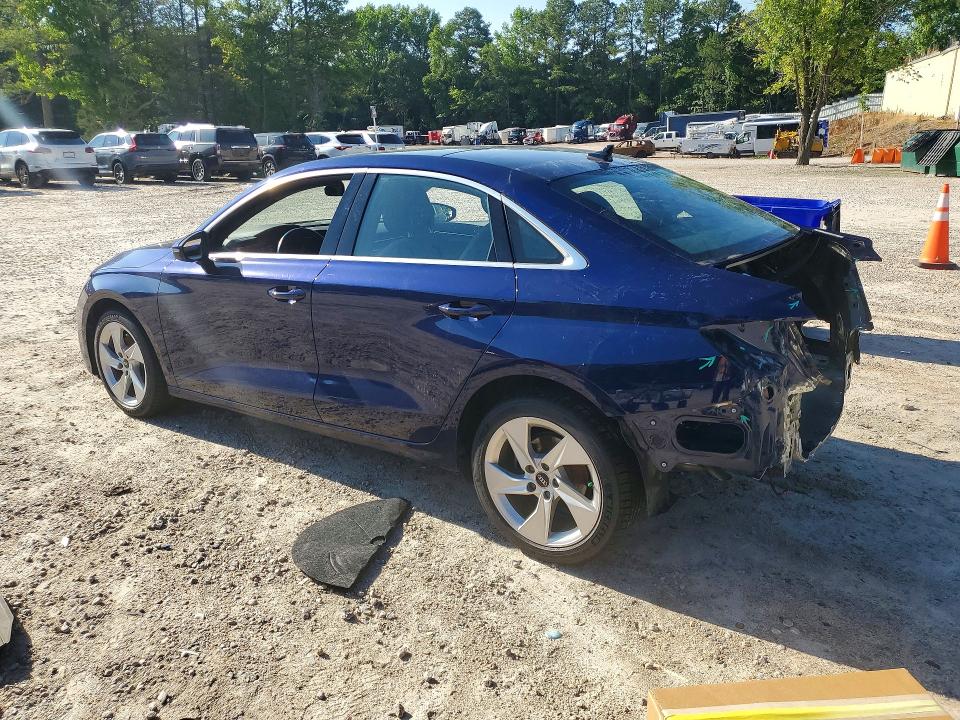 2022 Audi A3 VIN WAUGUDGY1NA096953 COPART salvage auction — REAR END, Nc - Salvage Certificate Of Title, sold $7,000 on 2026-07-24 (photo 2)