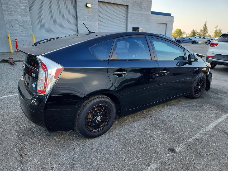 2015 Toyota Prius VIN JTDKN3DUXF0427686 COPART salvage auction — FRONT END, Ca - Salvage Certificate, sold $625 on 2026-07-09 (photo 3)