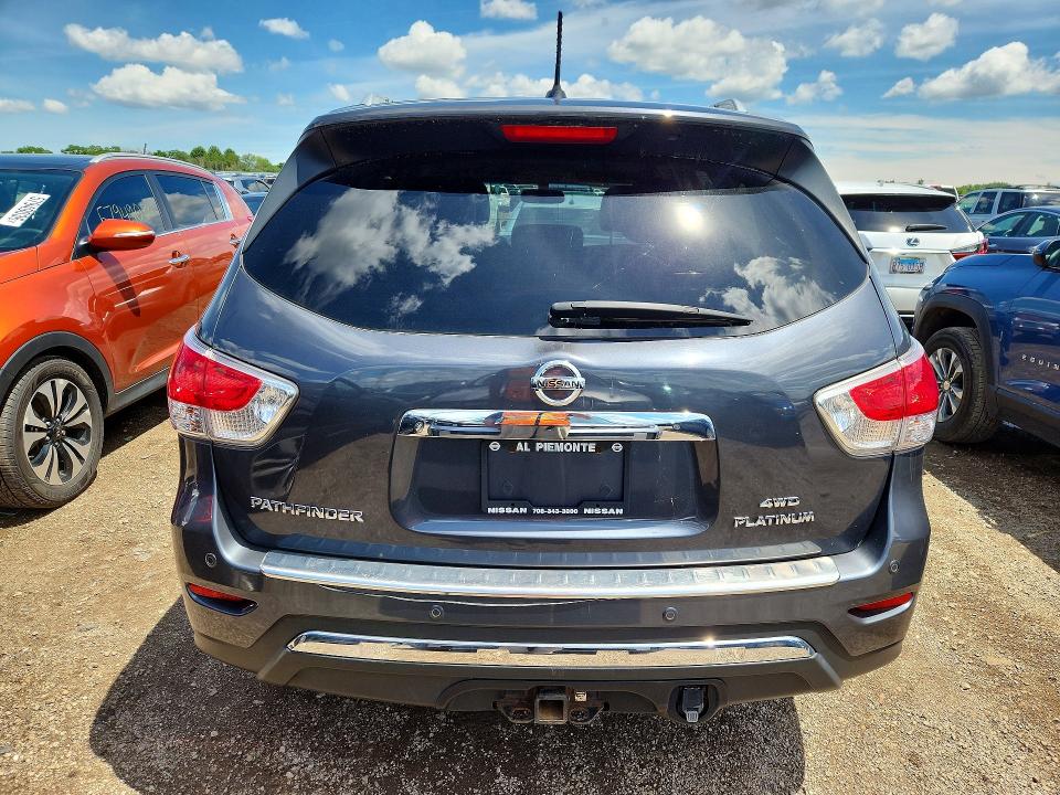 2013 Nissan VIN 5N1AR2MM4DC643034 COPART salvage auction — FRONT END, Il - Certificate Of Title, sold $1,000 on 2026-07-09 (photo 6)