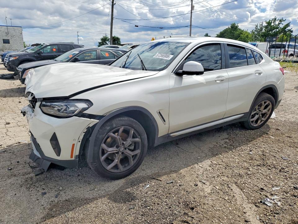 2022 BMW X4 VIN 5UX33DT02N9J82003 — COPART salvage auction photo