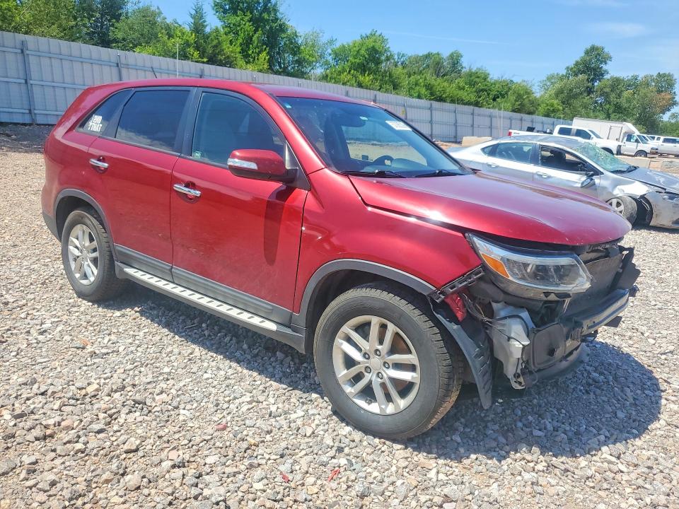 2014 Kia Sorento VIN 5XYKT3A65EG429382 COPART salvage auction — FRONT END, OK - CERT OF TITLE-SALVAGE, sold $775 on 2026-07-28 (photo 4)