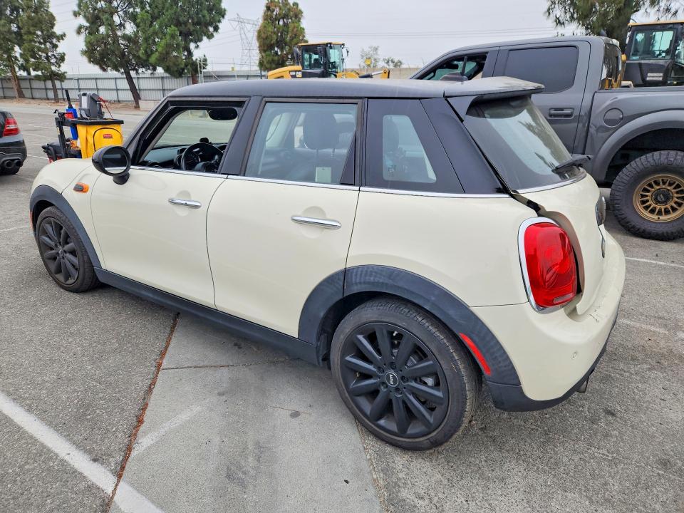 2017 Mini Cooper VIN WMWXU1C56H2E17896 COPART salvage auction — REAR END, Ca - Salvage Certificate, sold $1,100 on 2026-07-16 (photo 2)