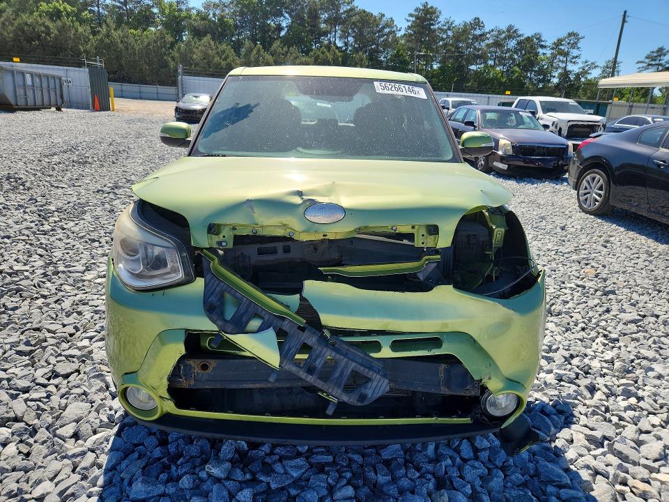 2014 Kia Soul VIN KNDJX3A56E7708652 COPART salvage auction — FRONT END, Sc - Cert Of Title-Salvage, sold $1,550 on 2026-07-21 (photo 5)