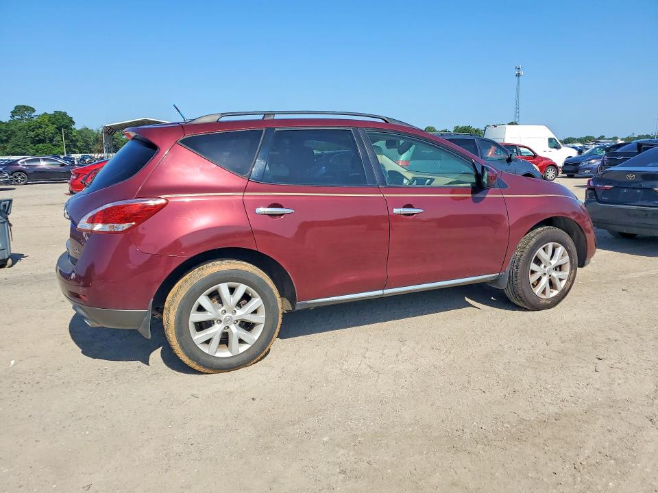 2012 Nissan Murano VIN JN8AZ1MU5CW112926 COPART salvage auction — NORMAL WEAR, Al - Certificate Of Title, sold $200 on 2026-07-30 (photo 3)