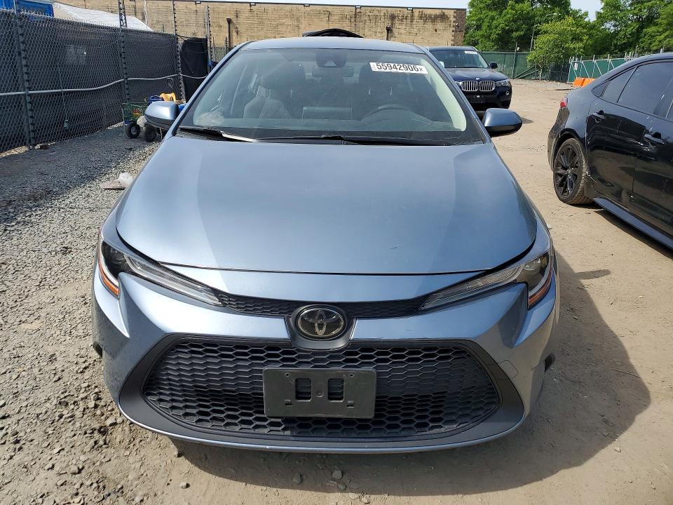 2020 Toyota Corolla VIN JTDEPRAE3LJ104724 COPART salvage auction — REAR END, Salvage Title, sold $4,500 on 2026-07-09 (photo 5)
