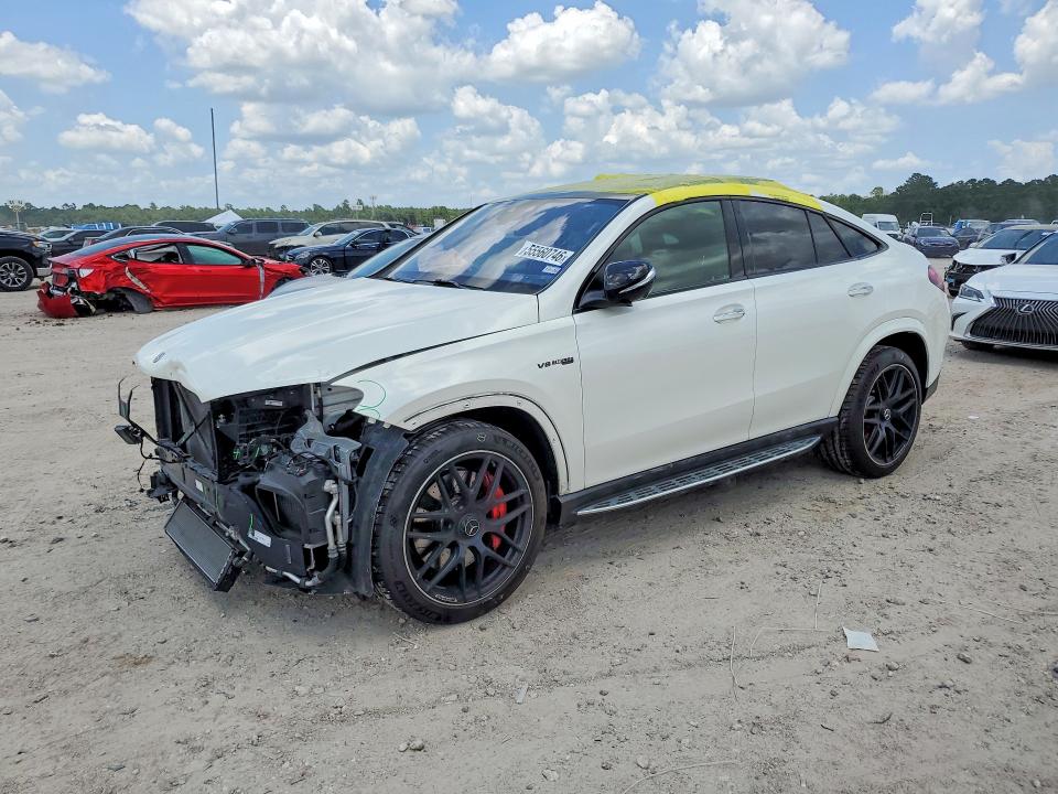 2023 Mercedes-benz Amg gle coupe VIN 4JGFD8KB2PA901124 COPART salvage auction — FRONT END, Tx - Salvage Vehicle Title, sold $39,000 on 2026-07-30 (photo 1)