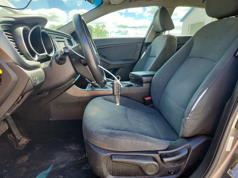 2015 Kia Optima VIN 5XXGM4A74FG491492 COPART salvage auction — MINOR DENT/SCRATCHES, Oh - Certificate Of Title, sold $850 on 2026-07-10 (photo 7)