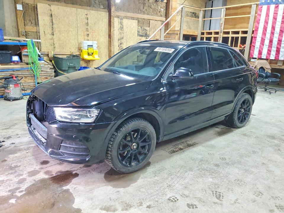 2016 Audi Q3 VIN WA1EFCFS8GR008264 COPART salvage auction — FRONT END, Wy - Certificate Of Title, sold $1,100 on 2026-07-14 (photo 1)