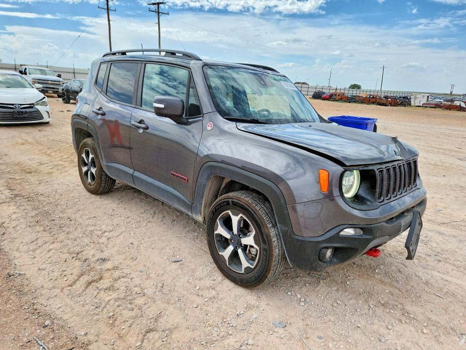 2021 Jeep Renegade VIN ZACNJDC11MPM71392 COPART salvage auction — FRONT END, Tx - Salvage Vehicle Title, sold $5,200 on 2026-08-19 (photo 4)