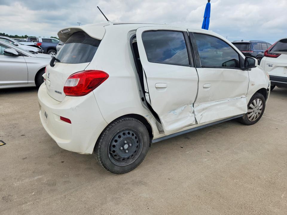 2019 Mitsubishi Mirage VIN ML32A3HJ2KH008340 COPART salvage auction — SIDE, Tx - Salvage Vehicle Title, sold $800 on 2026-07-23 (photo 3)