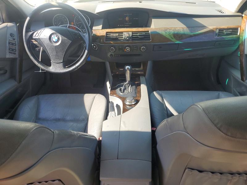 2007 BMW 5er VIN WBANE535X7CW65201 COPART salvage auction — SIDE, Nc - Salvage Certificate Of Title, sold $275 on 2026-07-16 (photo 8)